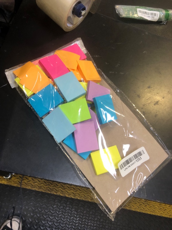Photo 1 of Sticky Notes 1.5x2 Inches, Bright Colors Self-Stick Pads, 24 Pack, 75 Sheets/Pad,1800 Sheets