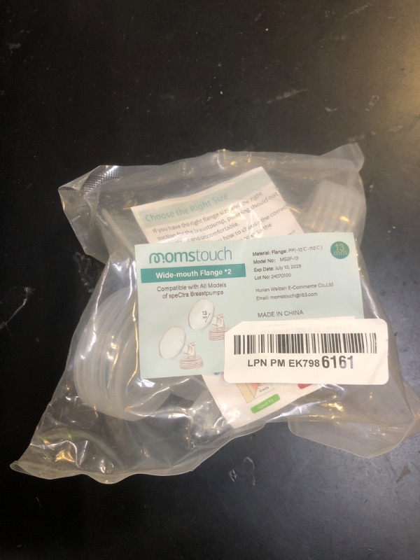 Photo 1 of Momstouch 13mm Flange Compatible with Spectra S1 S2 9 Plus Synergy Gold Breastpump Replacement to Spectra Pump Parts and Spectra Flange; Not Original; Replaces Spectra Shield