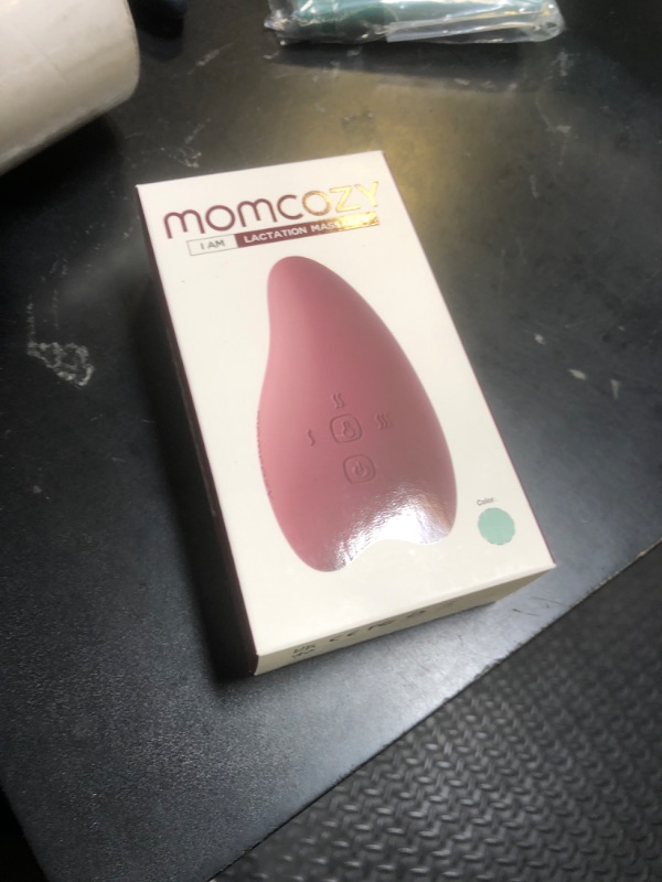 Photo 1 of Momcozy Warming Lactation Massager 2-in-1, Soft Breast Massager for Breastfeeding, Heat + Vibration Adjustable for Clogged Ducts, Improve Milk Flow, Blue-Green