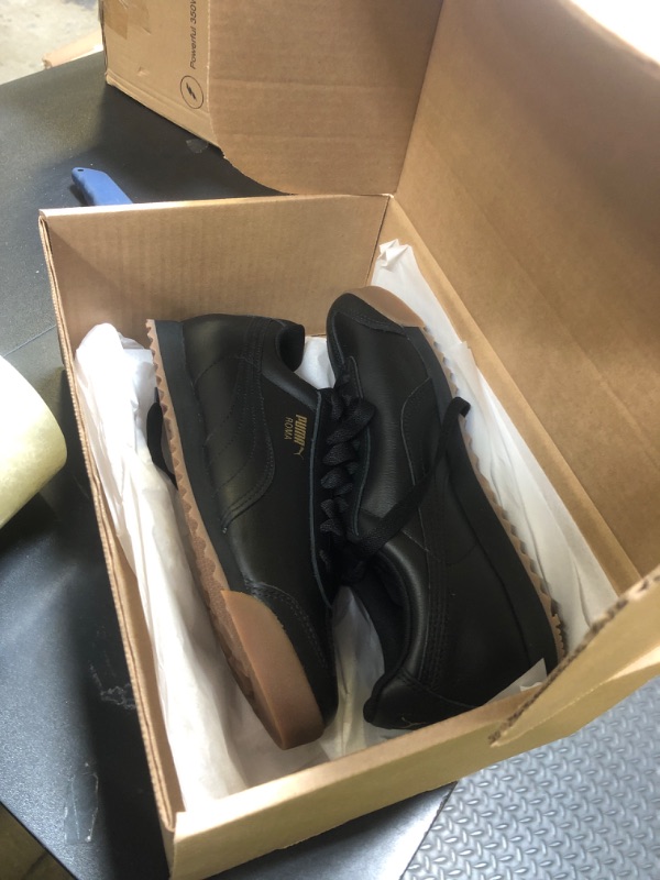 Photo 1 of PUMA Men's Roma Shoes Sneaker, Black-Team Gold SS18, 8