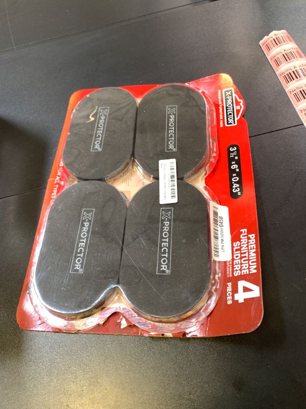 Photo 1 of X-Protector Felt Furniture Sliders Hardwood Floors - 4 PCS 6" x 3 1/2" Furniture Sliders - Heavy Duty Felt Sliders Hard Surfaces – Move Your Furniture Easily & Safely!