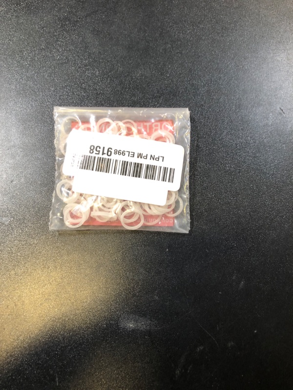 Photo 1 of JMU Orthodontic Elastics 3/8 Inch Medium 4.5oz 100 pack Intraoral Elastic Bands Latex Free Dental Rubber Bands Made in USA