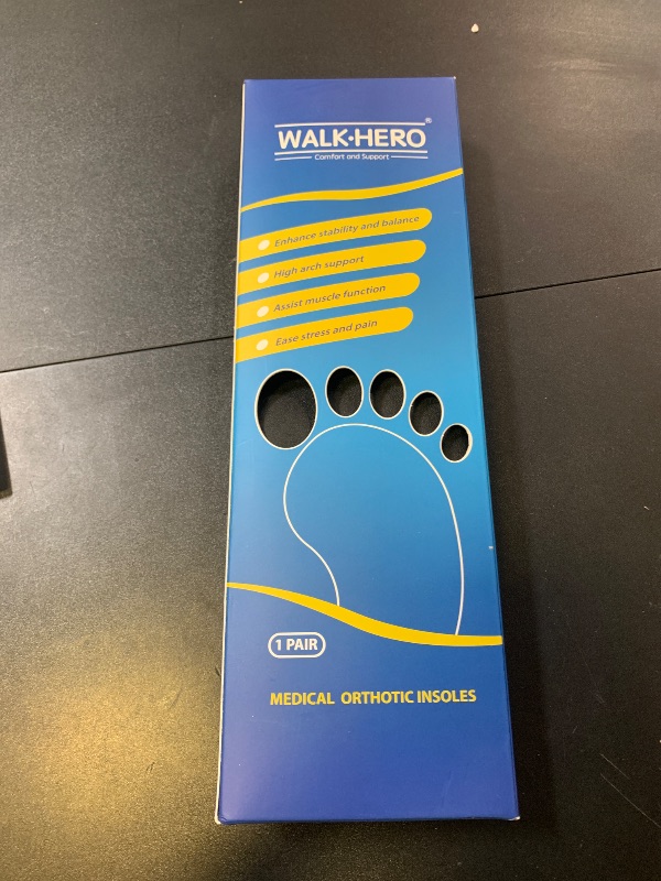 Photo 1 of Arch Support Inserts for Men Women - Plantar Fasciitis High Arch Support Insoles, Orthotics Shoe Inserts for Flat Feet, Foot Pain Relief Shock Absorption and Cushioning (Mens 14-14 1/2)