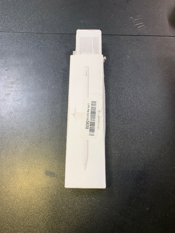 Photo 1 of Apple Pencil (2nd Generation): Device Compatibility Check Required - Pixel-Perfect Precision, Perfect for Note-Taking, Drawing, and Signing documents. Attaches, Charges, and Pairs magnetically.