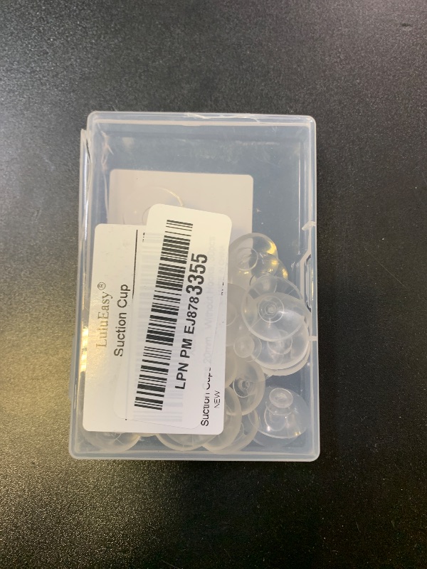 Photo 1 of LuluEasy 20mm 30 Pieces Mini Suction Cups Clear Without Hooks Without Holes, PVC Plastic Sucker Pads for Festival Decoration Wall Glass Home Car