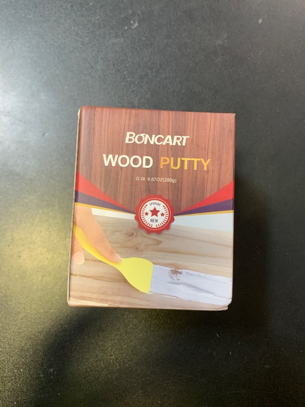 Photo 1 of Boncart Wood Filler,Wood Putty,Wood Filler Paintable,Wood Repair Putty Stainable,9.87 Ounce Natual Wood Filler,Wood Furniture Repair Kit,Quickly Repair Any Broken and defective Wooden Furniture
