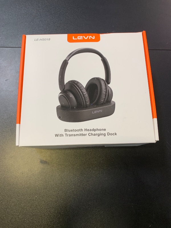 Photo 1 of LEVN [Update 2024] Wireless Headphones for TV Watching, TV Headphones Wireless for Seniors with Transmitter Charging Base, Bluetooth 5.2 No Audio Delay, 65hr Palytime, Ideal Gift for Elderly/Parents