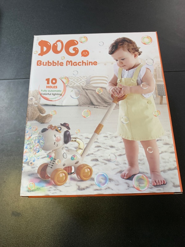 Photo 1 of Automatic Bubble Machine Toddler Toys: Giraffe Bubble Lawn Mover Outdoor Toy for 1 2 3 4 5 Year Old Boy Girl - Push or Handheld Bubble Maker Blower for Age 1-3 Kids Birthday Gifts