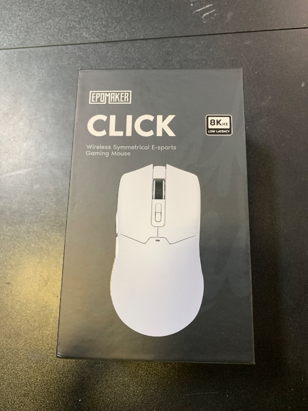 Photo 1 of EPOMAKER Click Gaming Mouse Wireless 2.4Ghz/Bluetooth/Type-C, 800 to 42,000 DPI Adjustable, 8K Polling Rate, 500mAh, Lightweight Optical Mouse, for PC/Mac/Linux (Black)