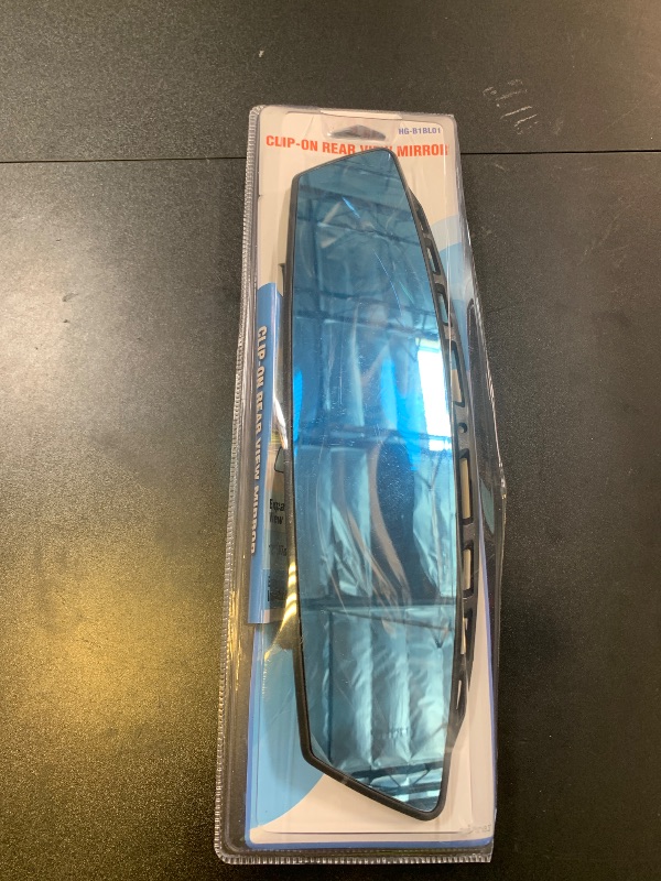 Photo 1 of Verivue Universal Panoramic 12-Inch Rear View Mirror, Anti-Glare Wide Angle Car Mirror, Rearview Mirrors Accessory for Baby Rear-Facing, Tint flat Mirrors for Cars and SUVs.