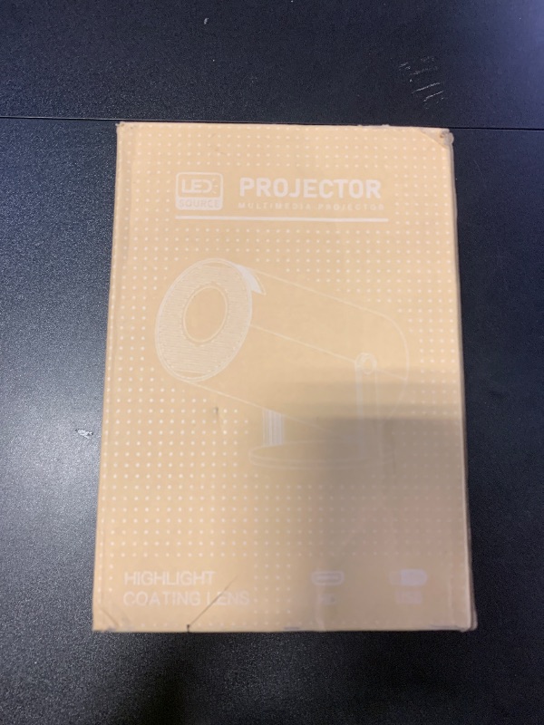 Photo 1 of Mini Projector, Support 4K 1080P Portable Projector with Dual Band WIFI6 5G Wireless 5.2 Bluetooth Android 11, 200 ANSI Lumens, 180° Rotatable, Auto Keystone Correction,35"-130" Screen Video Projector