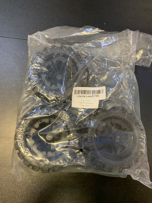 Photo 1 of * 3 pc only * RC Station 12mm Hex RC Wheels and Tires 1/10 Scale 2.8 RC Truck Tires Wheels for Traxxas Rustler Stampede Hoss 2wd 4x4 vxl Tires Wheels Arrma Tires Wheels Redcat Volcano Tires Preglued
