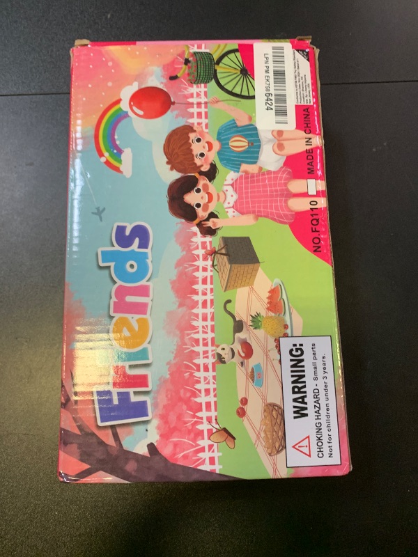 Photo 1 of 12 Pack: Little Girls Party Favors Dolls - 5" Small Toddler Doll Toys Kids Miniature Figures Friends Bulk Bundle Play Set