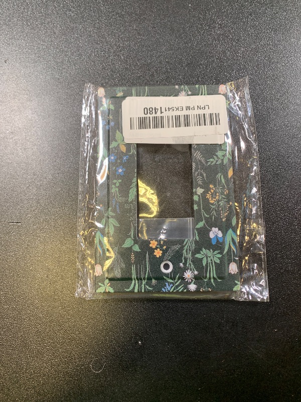 Photo 1 of Bohemian Floral Plants Boho Colorful Green Leaf And Wildflower Single Rocker Light Switch Cover 1 Gang Outlet Cover Decorative Gfci Electrical Wall Plate Dimmer Switchplate for Bathroom Decora
