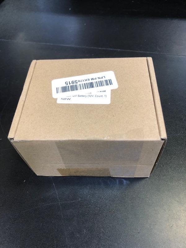 Photo 1 of 12V 5Ah LiFePO4 Rechargeable Backup Battery with BMS, 2000+ Cycles, Garage Door Opener Replacement Battery for Chamberlain 41A6357-1/Liftmaster 485lm 8500w
