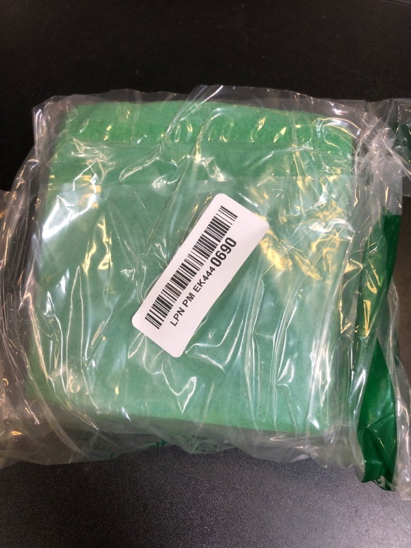 Photo 1 of 100 Pack (Green) Beverage Napkins, Big Party Pack, 2 Ply, Ideal for Wedding, Party, Birthday, Dinner, Lunch, Cocktails. (5” x 5”) by Amcrate