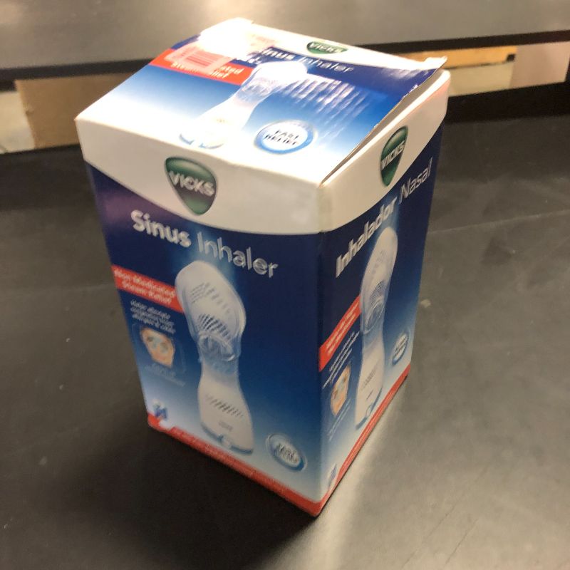 Photo 1 of Vicks Sinus Inhaler - Non-Medicated Steam Relief for Allergies, Congestion, Cough & Colds, Vocal Steamer, Soothes Nasal & Throat Passages, Works with VapoPads (1 Included), FSA & HSA Eligible