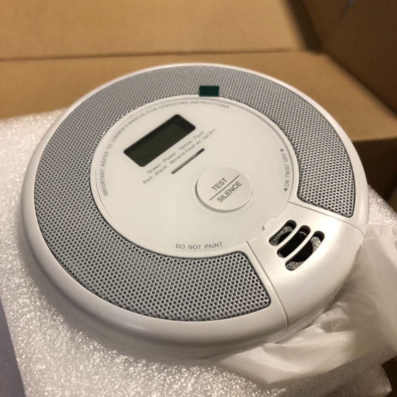 Photo 1 of X-Sense Wireless Interconnected Combination Smoke and Carbon Monoxide Detector with LCD Display & 10-Year Battery, Over 820 ft Transmission Range, 6-Pack