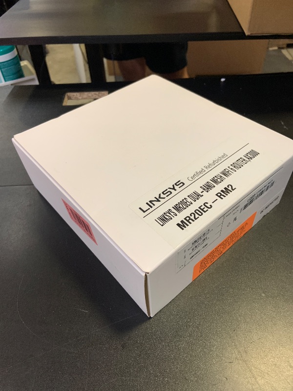 Photo 1 of Linksys MR20EC (MR2000) | Dual-Band Mesh WiFi 6 Router | 3.0 (AX3000) Speeds | Connect 25+ Devices | 2,000 Sq Ft Coverage | 18 Month Warranty (Renewed)