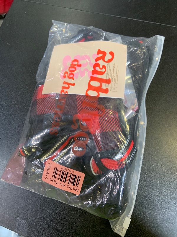 Photo 1 of rabbitgoo Dog Harness No Pull with 2 Leash Clips, Adjustable Soft Padded, Reflective Oxford No Choke Pet Vest with Easy Control Handle for Large Dogs, Red Plaid, XL