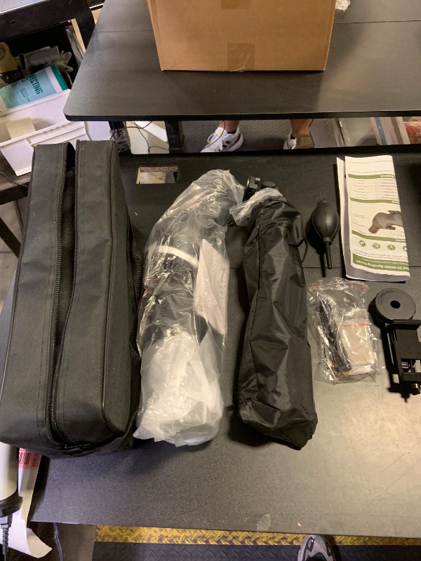 Photo 1 of Gosky 20-60x85 Spotting Scope with Full Size Tripod, Phone Adapter and Cleaning Kit, Spotting Scopes for Bird Watching, Wildlife Viewing?Portable with Carrying Bag
