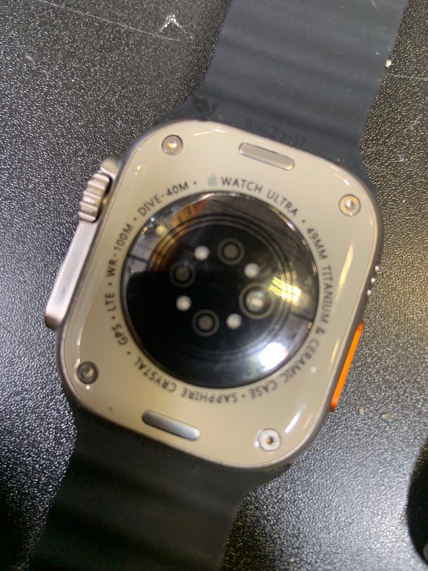 Photo 1 of Apple Watch Ultra [GPS + Cellular 49mm] Titanium Case with Midnight Ocean Band, One Size (Renewed Premium)89****341049259041

