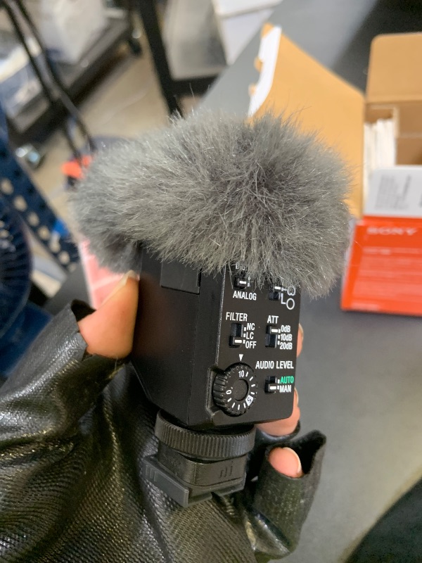 Photo 1 of Digital MI Shoe Shotgun Microphone with Beamforming Technology for Three switchable directivities - ECM-B10,Black