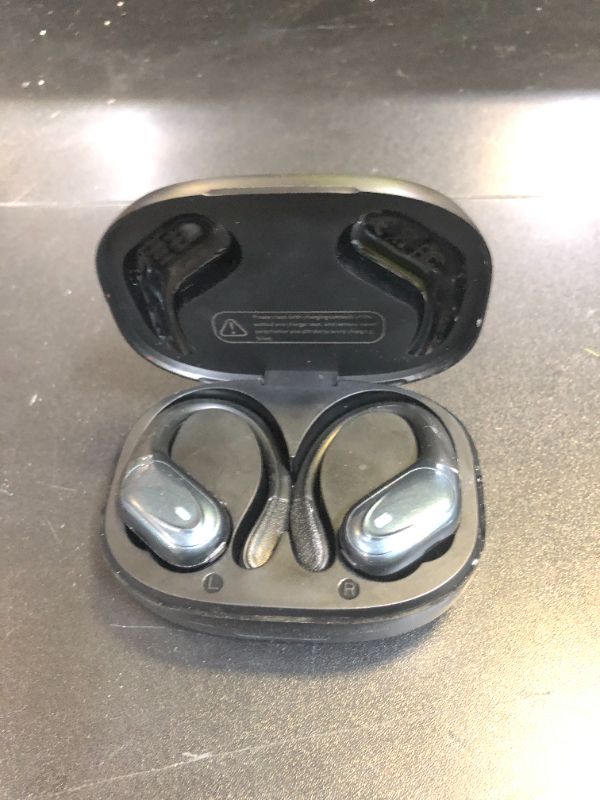 Photo 1 of HAOYUYAN Wireless Earbuds, Sports Bluetooth Headphones, 80Hrs Playtime Ear Buds with LED Power Display, Noise Canceling Headset, IPX7 Waterproof Earphones for Workout/Running Black