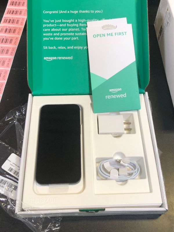 Photo 1 of Apple iPhone 13, 256GB, Midnight - Unlocked (Renewed Premium)