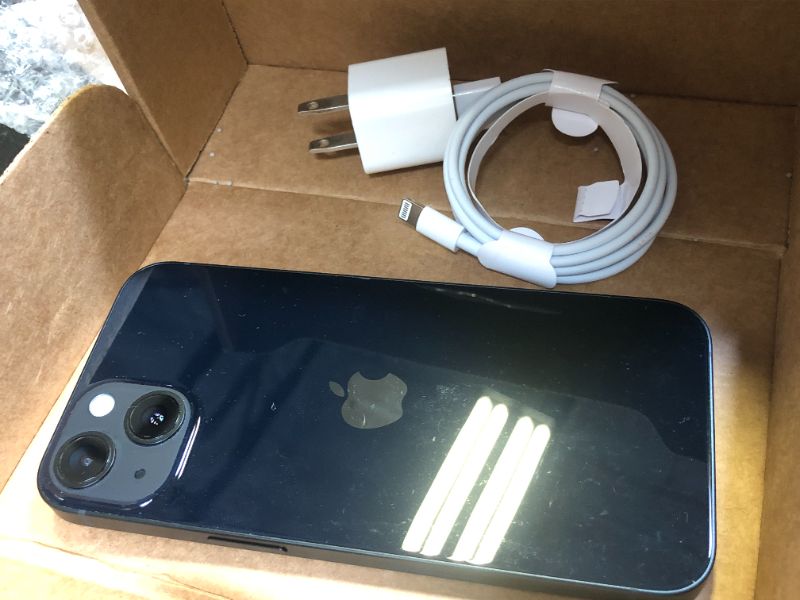 Photo 1 of Apple iPhone 13, 256GB, Midnight - Unlocked (Renewed)