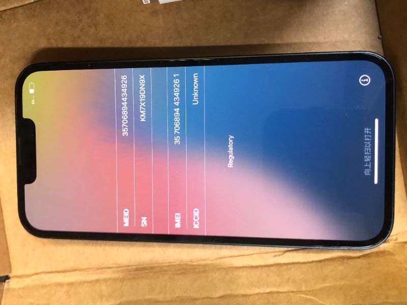 Photo 1 of Apple iPhone 13, 256GB, Midnight - Unlocked (Renewed)