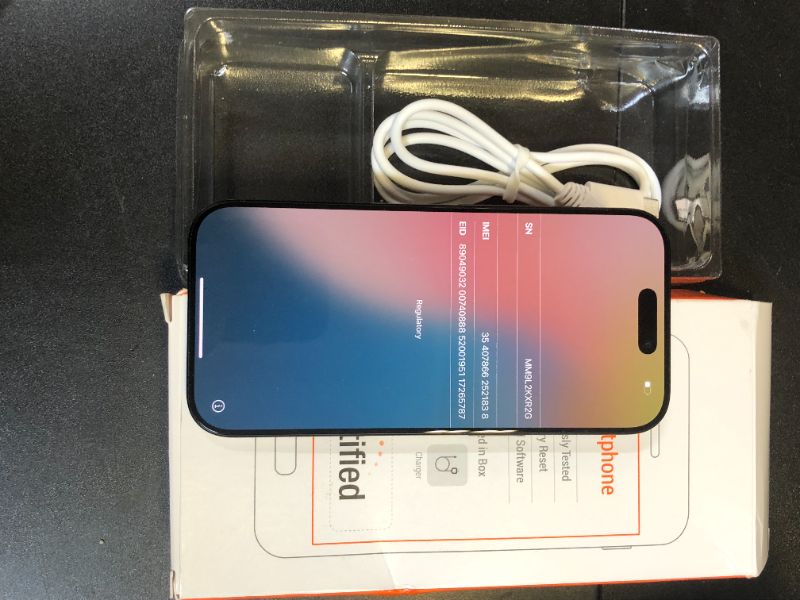 Photo 1 of Apple iPhone 16 Pro, US Version, 256GB, Black Titanium - Unlocked (Renewed)