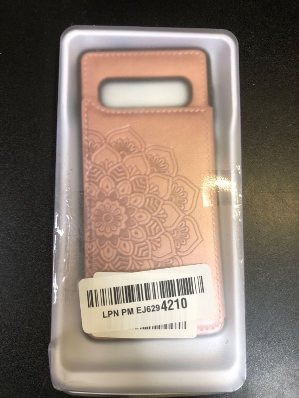 Photo 1 of NKECXKJ Design for Samsung Galaxy S10 Wallet Case,PU Leather Phone Cases with Screen Protector Card Holder,Stand Shockproof Flip Protective Cover for S 10 10S GS10 Girls Women 6.1 inch Rose Gold