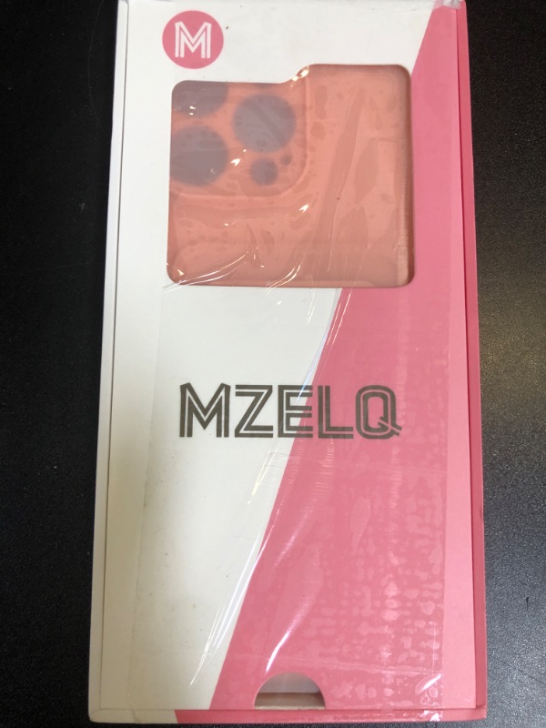 Photo 1 of MZELQ TPU Wallet Compatible with iPhone 16 Pro Max Case, Card Holder Camera Protection Cover + Screen Protector, Push-able Slot for Girls Women -Pink