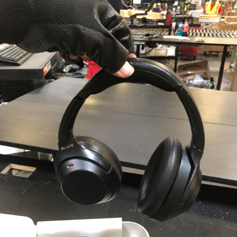 Photo 1 of Sony WH1000XM3 Wireless Noise Canceling Over-the-Ear Headphones with Google Assistant - Black
