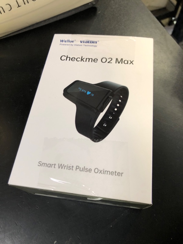 Photo 1 of Wellue Wrist Pulse Oximeter with Audio Reminder| Bluetooth Blood Oxygen Monitor Rechargeable for Continuous SPO2 Tracking with 72 Hours Battery Life, Free APP & PC Reports