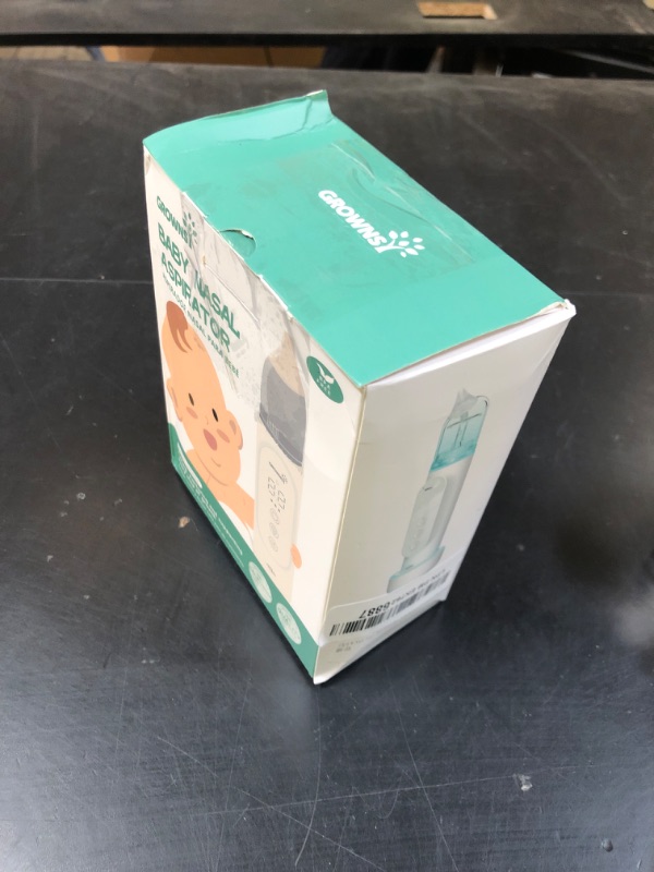 Photo 1 of GROWNSY Nasal Aspirator for Baby, Upgraded 5 Suction Levels Baby Nose Sucker, IPX7 Waterproof Electric Nose Suction for Baby, Booger Sucker for Toddlers with Automatic Cleaning &Music &Light Functions