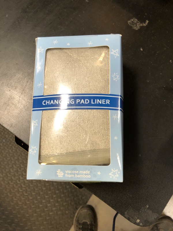 Photo 1 of Diaper Changing Pad Liner Non-Slip, Waterproof Terry Mat, Quilted Absorbent Bassinet Liners Washable, 3 Pack 13"x 26" Reusable Portable Changing Table Pad Rectangle Grey