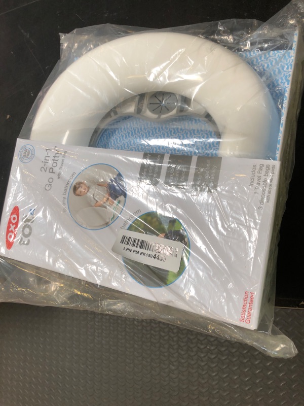 Photo 1 of OXO Tot 2-in-1 Go Portable Potty with Travel Bag, Travel Potty Seat for Toddler