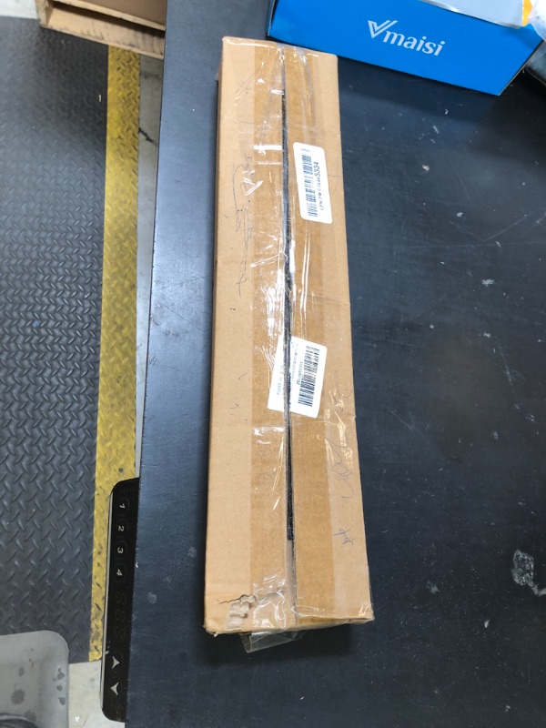 Photo 1 of SMODBRODRE Curtain Rods for Window 32 and 48, Black 5/8 inch Splicing Single Window Curtain Rod Set with Brackets