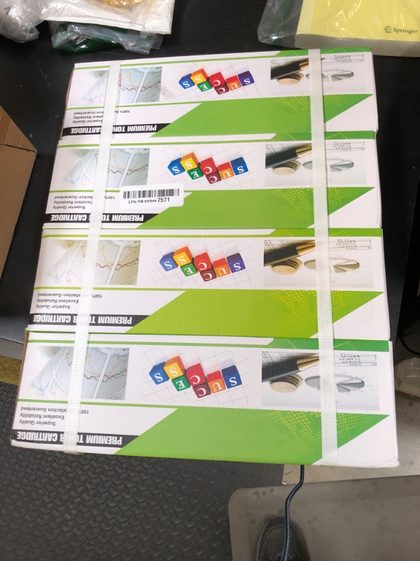 Photo 1 of 206A Toner Cartridges 4 Pack M283fdw M283cdw Toner Compatible for HP 206A 206X Set for HP Color Laserjet Pro M255dw M255nw MFP M283fdw M283cdw M282nw M283fdn Printer(Black/Cyan/Yellow/Magenta)