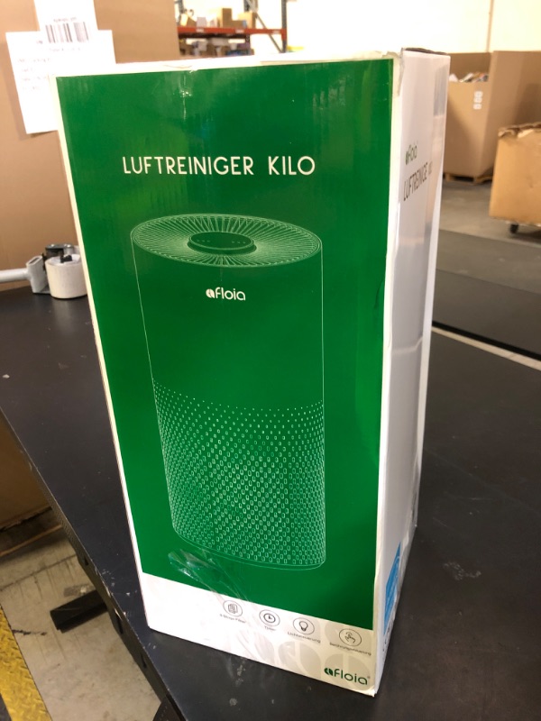 Photo 1 of Afloia Air Purifiers for Home Large Room Up to 1076 Ft², 3-Stage Filter Air Purifiers for Bedroom 22 dB, Air Purifiers for Pets Dust Dander Mold Pollen Odor Smoke, Kilo Black, 7 Colors Light
