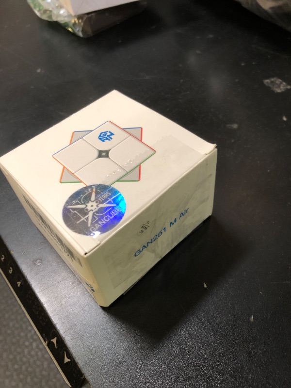 Photo 1 of GAN 251 M Air, 2x2 Magnetic Speed Cube Stickerless 251 Mini Cube Puzzle Toy for Beginner(Frosted Surface Primary Internal)