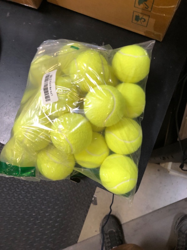 Photo 1 of Swingers 20 Pack Tennis Balls,Training Exercise Balls for Pet Dog, High Elasticity Practice Tennis Balls for Beginner, with Mesh Carry Bag Easy to Transport (Yellow)
