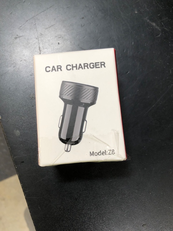 Photo 1 of Kewig Car Charger, 36W Fast Car Charger Adapter, Dual USB Car Fast Charge with Colorful Voltmeter & ON/Off Switch