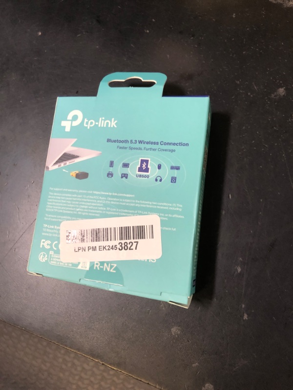 Photo 1 of TP-Link USB Bluetooth Adapter for PC, Bluetooth 5.0/5.3 Dongle Receiver, Plug and Play, Nano Design, EDR & BLE, Supports Windows 11/10/8.1/7 for Desktop, Laptop, PS5/PS4/Xbox Controller (UB500)