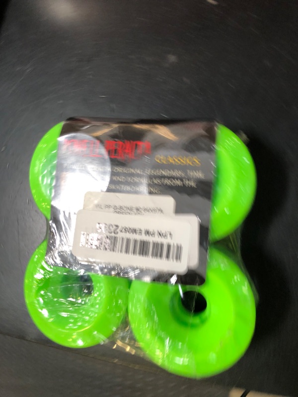 Photo 1 of Powell Peralta G-Bones Skateboard Wheels 64mm 97a - Green (4 pack)