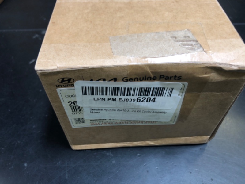 Photo 1 of Genuine Hyundai 26410-2G000 Engine Oil Cooler Assembly