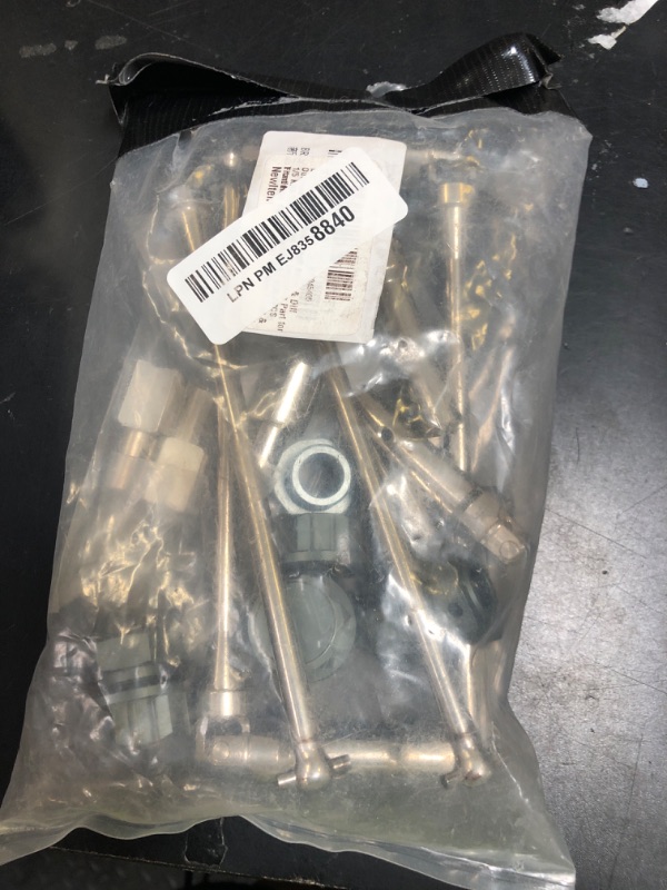 Photo 1 of BRCatWPark RC Drive Shaft Axles & Diff Outdrive w/Wheel Hex Nuts Upgrades Part for 1/5 KRATON 8S BLX/Outcast 8S BLX,4PCS Front Rear CVD Driveshaft Hop Ups,Silver & Titanium