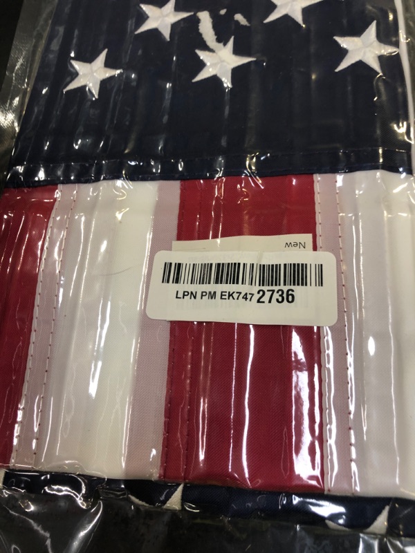 Photo 1 of Flag Heavy Duty 2x3 All Weather Sewn Stripes Embroidered Stars Flags,Polyester Flag 2x3 Ft Outdoor, UV Protected Brass Grommets